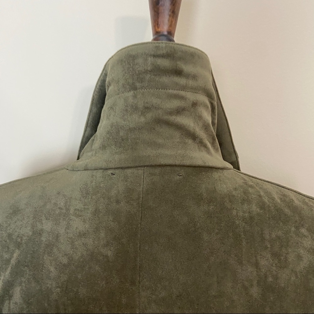 Romeo & Juliet Couture Faux Suede Drape Jacket - Picture 10 of 13